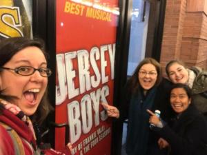 Moving into the theatre!